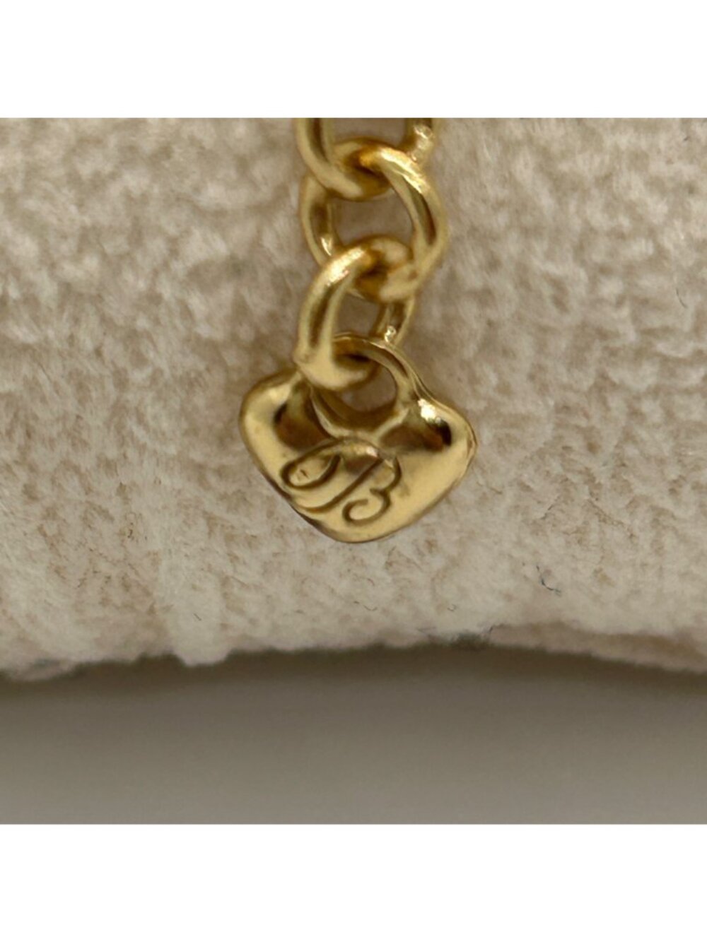 Brighton Gold Heart Crystal Charm Bracelet Snake Chain Jewelry Adjustable 7-8" - Picture 5 of 14